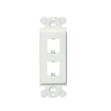 Panduit CFG2BL | GFCI Frame, 2 Port, Black