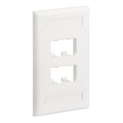 Panduit CFPL4EIY | Faceplate, 4 Port, Single Gang, Classic, Electric Ivory