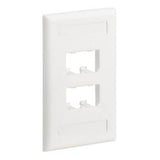 Panduit CFPL4EIY | Faceplate, 4 Port, Single Gang, Classic, Electric Ivory
