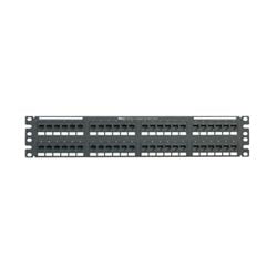 Panduit NK5EPPG48Y | NetKey Cat 5e Punchdown Panel, Flat, 48-Port