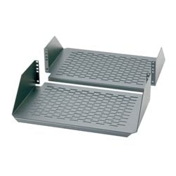 Panduit SRM19CMV3 | Rack Mount Vented Cantilevered Shelf, 3 RU, Aluminum, Black