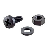 Panduit F14PN-L 1/4"; Plastic Bolts And Hex Nuts Fastens Channel And Fittings Together, 2 x 2 and 4 x 4 Fiber-Duct Accessories, Black