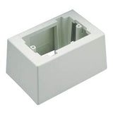 Panduit JB1DEI-A | Single Gang Low Voltage 1-piece Deep Outlet Box With Adhesive, Electric Ivory