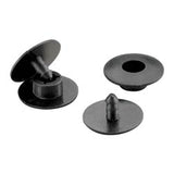 Panduit NR4BL-L Accessory, Snap Rivet, 4"; x 4"; (100mm x 100mm) Fiber-Duct, Black, pack of 50