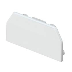 Panduit T45ECWH | T-45 End Cap Fitting, White