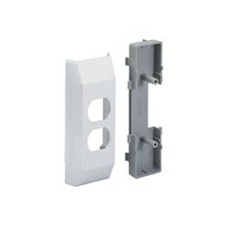 Panduit T45HEGBEI | T-45 Electrical Bracket and Box For Rectangular Outlets, Electric Ivory