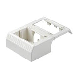Panduit T70WC2IW T-70 Workstation Outlet Center for Snap-on Faceplates, Off White