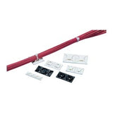 Panduit ABM100-A-D | ABM100-A-D Cable Tie Mount, White, PA 6.6, Rubber Adh., 1x1", PK500
