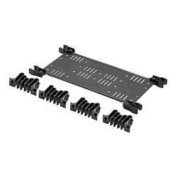 Panduit FLEX-CM12C | HD FLEX REAR CBLMGR , 12-POS TRNSTNMGRS (QTY 4) AND CLIP