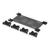 Panduit FLEX-CM12C | HD FLEX REAR CBLMGR , 12-POS TRNSTNMGRS (QTY 4) AND CLIP