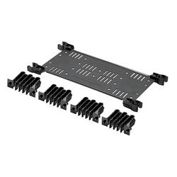 Panduit FLEX-CM18C | HD FLEX REAR CBLMGR , 18-POS TRNSTNMGRS (QTY 4) AND CLIP