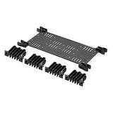 Panduit FLEX-CM18C | HD FLEX REAR CBLMGR , 18-POS TRNSTNMGRS (QTY 4) AND CLIP