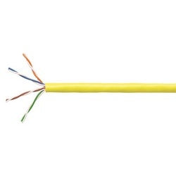 Commscope 1061C YL 4/24 W1000 | 107001687 Copper Cable, PowerSUM 1061C, Category 5e, 24 AWG, 4 Pair, Unshielded, UTP, Solid Bare Copper Conductor, PO/PVC, CM, Non-Plenum, Yellow Jacket, 1000 FT, Box