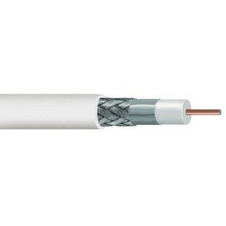 Commscope 2276V WHRL RG6 90 1000 | 4100903/10 RG-6 Type 90% Braid Plenum Video Coaxial Cable, white jacket, 1000 ft (305 m) reel