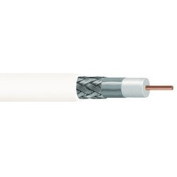 Commscope 2293V WHRL RG11 95 1000 | 4101303/10 RG-11 Type 95% Braid Plenum Video Coaxial Cable, white jacket, 1000 ft (305 m) reel