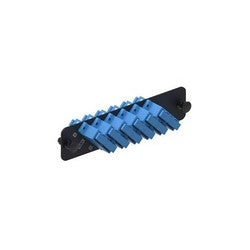 Commscope PNL-BK-012-SFA-SC02-BL | 760027714 Fiber Adapter Panel, 1000-Type, 6 Teraspeed Single-mode Duplex SC, 12 Fiber, Blue Adapter