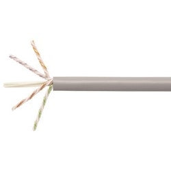 Commscope 2091B SL 4/23 R3000 | 760105981 Copper Cable, Category 6A, 23 AWG, 4 Pair, Unshielded, UTP, Solid Bare Copper Conductor, FEP/PVC, CMP, Plenum Cable, Slate Jacket, 3000Ft, Reels