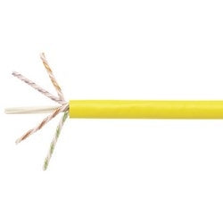 Commscope 2091B YL 4/23 R1000 | 760105957 Copper Cable, GigaSPEED X10D 2091B, Category 6A, 23 AWG, 4 Pair, Unshielded, UTP, Solid Bare Copper Conductor, FEP/PVC, CMP, Plenum Cable, Yellow Jacket, 1000Ft, Reels