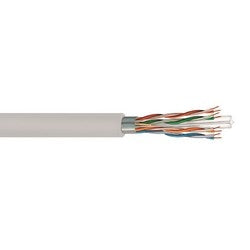 Commscope CS34R RED | UN884015104/10 CS34R Category 6 F/UTP Cable, non-plenum, red jacket, 4 pair count, 1000 ft (305 m) length, reel