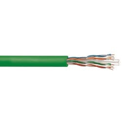 Commscope CS37R GREEN | UN884026214/10 CS37R ETL Verified Category 6 U/UTP Cable, non-plenum, green jacket, 4 pair count, 1000 ft (305 m) length, CommPak
