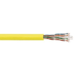 Commscope CS37R YELLOW | UN884022614/10 CS37R ETL Verified Category 6 U/UTP Cable, non-plenum, yellow jacket, 4 pair count, 1000 ft (305 m) length, CommPak