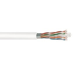 Commscope CS34P WHITE | UN874022704/10 CS34P Category 6 F/UTP Cable, plenum, white jacket, 4 pair count, 1000 ft (305 m) length, reel