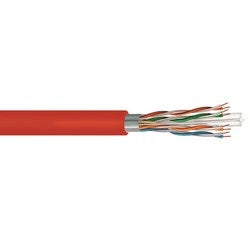 Commscope CS34P RED | UN874029604/10 CS34P Category 6 F/UTP Cable, plenum, red jacket, 4 pair count, 1000 ft (305 m) length, reel