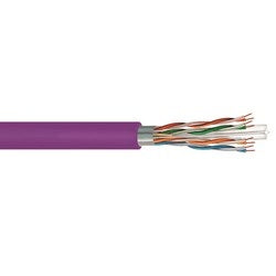 Commscope CS34P VIOLET | UN874028504/10 CS34P Category 6 F/UTP Cable, plenum, violet jacket, 4 pair count, 1000 ft (305 m) length, reel