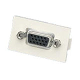 Panduit CHD15HDCEIY 1/3 Insert, 15-Pin High Density Female/Female Coupler, Electric Ivory