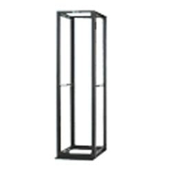 Panduit R4PCN96 | 4-Post Rack, 52Ru, 30 In. Deep, Cage Nut E-Rails, Black