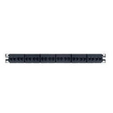 Panduit CP24688BL | Cat 6 Coupler Patch Panel, 24 Ports, 1 Ru, Black