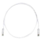 Panduit UTPSP8Y | Copper Patch Cord, Category 6, Off White UTP Cable, 8 FT.