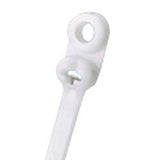 Panduit BC2S-S10-C Clamp Tie, Metal Barb, 8.5";L (216mm), Standard, Nylon, Natural, Pack of 100