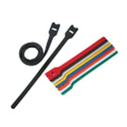 Panduit HLT2I-X2 | Hook And Loop Tie, Loop Style, 8.0";L (203mm), .50";W (12.7mm), Red, Pack of 10