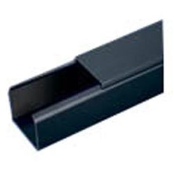 Panduit FS2X2BL6 Solid Raceway, PVC, 2 in. X 2 in. X 6 FT., Black, Cover Sold Separately