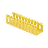Panduit H2X2YL6 Channel, Hinged, Slotted Wall, 2"; x 2"; (50mm x 50mm), 6 FT., FiberRunner, Yellow