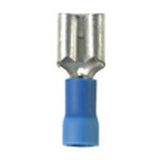 Panduit DV14-250B-M | Pan-Term DV14-250B-M Disconnect, Blue, Vinyl, 14-16 AWG, .25x .032" Tab, PK1000