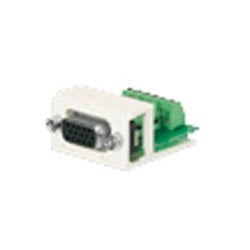 Panduit CMD15HDEIY D-Sub Connector, 15 Pin HD, Electric Ivory