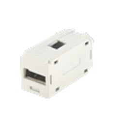 Panduit CMUSBAAIW Mini-Com(R) USB 2.0 Female A/Female A Coupler, Off White