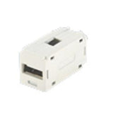 Panduit CMUSBAAIW Mini-Com(R) USB 2.0 Female A/Female A Coupler, Off White