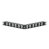 Panduit CPPA48HDVNSWBL | Mini-Com, Angled,Unshielded, Patch Panel, 48 Port, 1 RU, Black