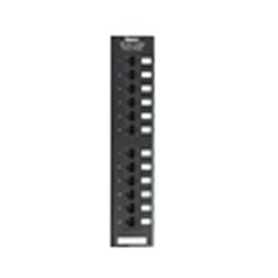 Panduit NK5EPPG12WY | NetKey Cat 5e Punchdown Panel, Flat, 12-Port, Wall-Mount