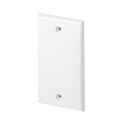 Panduit CPNIW | Single Gang Screw-on Blank Faceplate, Off White