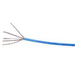 Commscope 2071E BL 4/23 W1000 | 700208093 Copper Cable, Category 6, 23 AWG, 4 Pair, Unshielded, UTP, Solid Bare Copper Conductor, FEP/PVC, CMP, Plenum Cable, Blue Jacket, 1000Ft, Boxes
