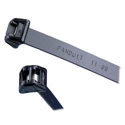 Panduit DT44EH-C0 | Dura-Ty Dt44Eh-C0 Dura-Ty Cable Tie, Black, Acetal, Uv, 144"L, 250Lb, Pk100
