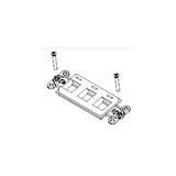 CommScope 1116616-2 | 3-Port Decora Mounting Strap Unloaded Accepts Amp Inserts Black