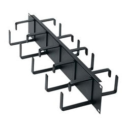 Middle Atlantic HCM2DR | Horizontal Cable Manager, 2 RU, Front/Rear D-Ring
