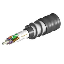 Commscope P-144-LZ-8W-F12BK/25D | 760120253 Fiberguard, Indoor/Outdoor, Plenum Rated, 144 Fiber, Gel-Free, Stranded Loose Tube Cable With Aluminum Interlocking Armor Containing A Plenum Rated Outer Jacket