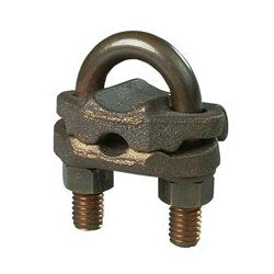 Panduit GPL-34-3 | StructuredGround GPL-34-3 Bronze Grounding Clamp, U-Bolt, single cable