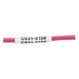 Panduit N100X125CBC P1 Cassette, Comp Label, Adhesive Vinyl Cloth, 1.00"; W x 1.25"; H, White